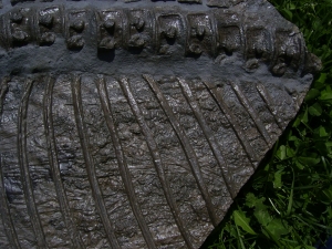 Ichthyosaurier Muttertier mit mehreren Embryonen im Bauch