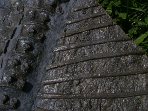 Ichthyosaurier Muttertier mit mehreren Embryonen im Bauch