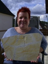 Libelle aus Solnhofen Aeschnogomphus buchi - Traumstück dieser seltenen Gattung