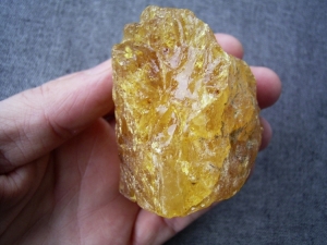 Golden copal from Indonesia