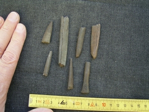 Steinzeitliche Knochen - Werkzeuge